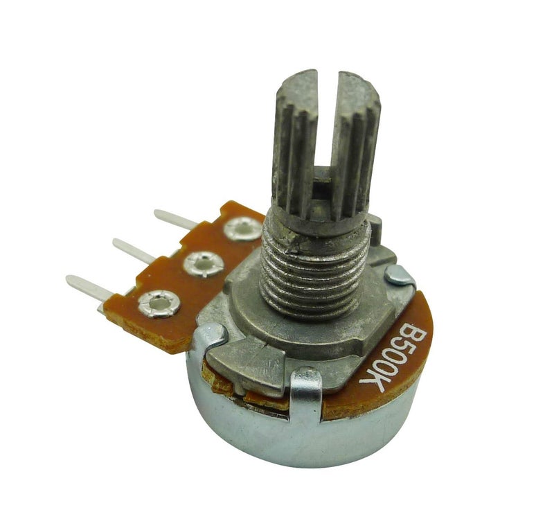 Ferwooh 10PCS B500K 500K Ohm Adjustment Single Linear Rotary Taper Potentiometer Shaft 15mm - Image 4
